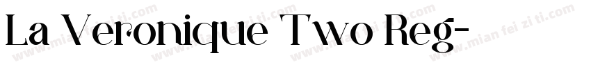 La Veronique Two Reg字体转换